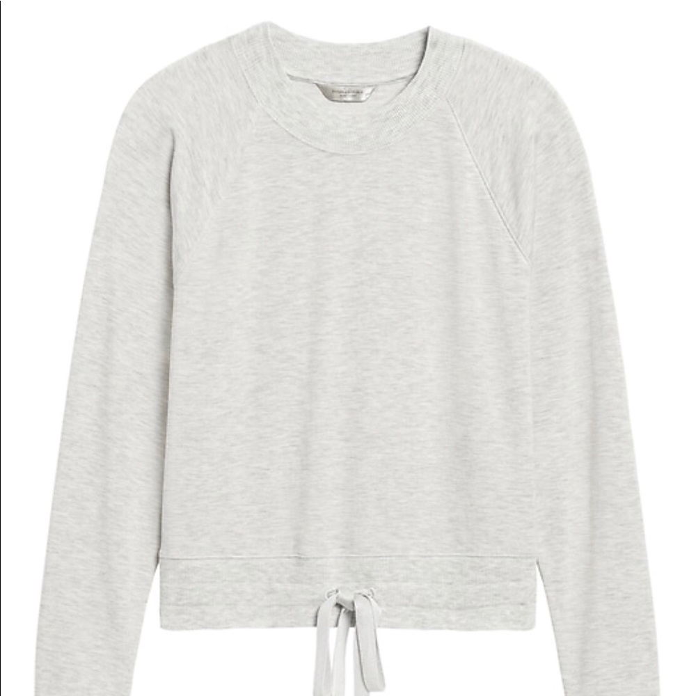 Banana Republic Fleece Cropped Sweatshirt XS